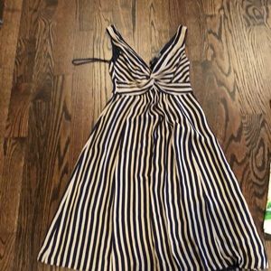 Ted Baker striped flows dress